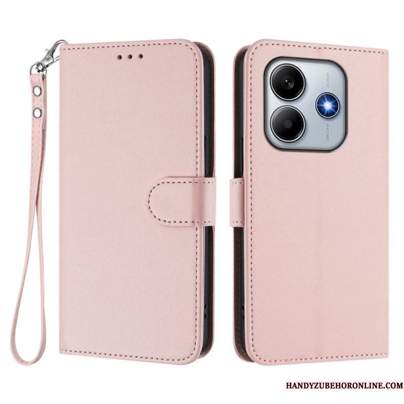 Bescherming Hoesje Xiaomi Redmi Note 14 5g Effen Met Koord