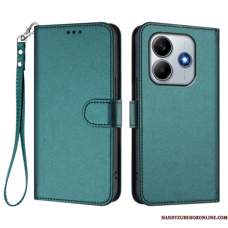 Bescherming Hoesje Xiaomi Redmi Note 14 5g Effen Met Koord