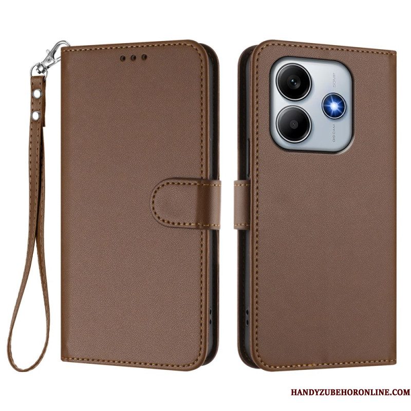 Bescherming Hoesje Xiaomi Redmi Note 14 5g Effen Met Koord