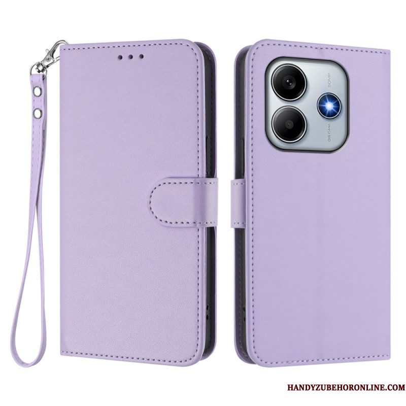 Bescherming Hoesje Xiaomi Redmi Note 14 5g Effen Met Koord