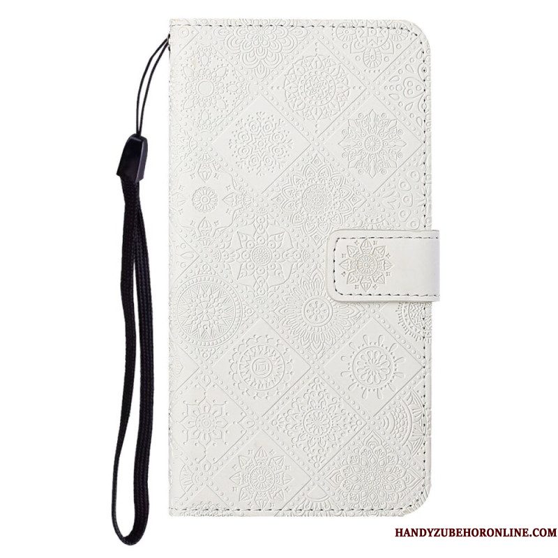 Bescherming Hoesje Xiaomi Redmi Note 14 5g Etnische Stijl Met Bandje