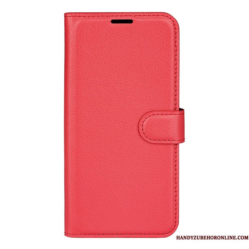 Bescherming Hoesje Xiaomi Redmi Note 14s Klassiek Lychee Kunstleer