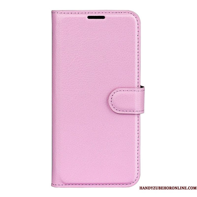 Bescherming Hoesje Xiaomi Redmi Note 14s Klassiek Lychee Kunstleer