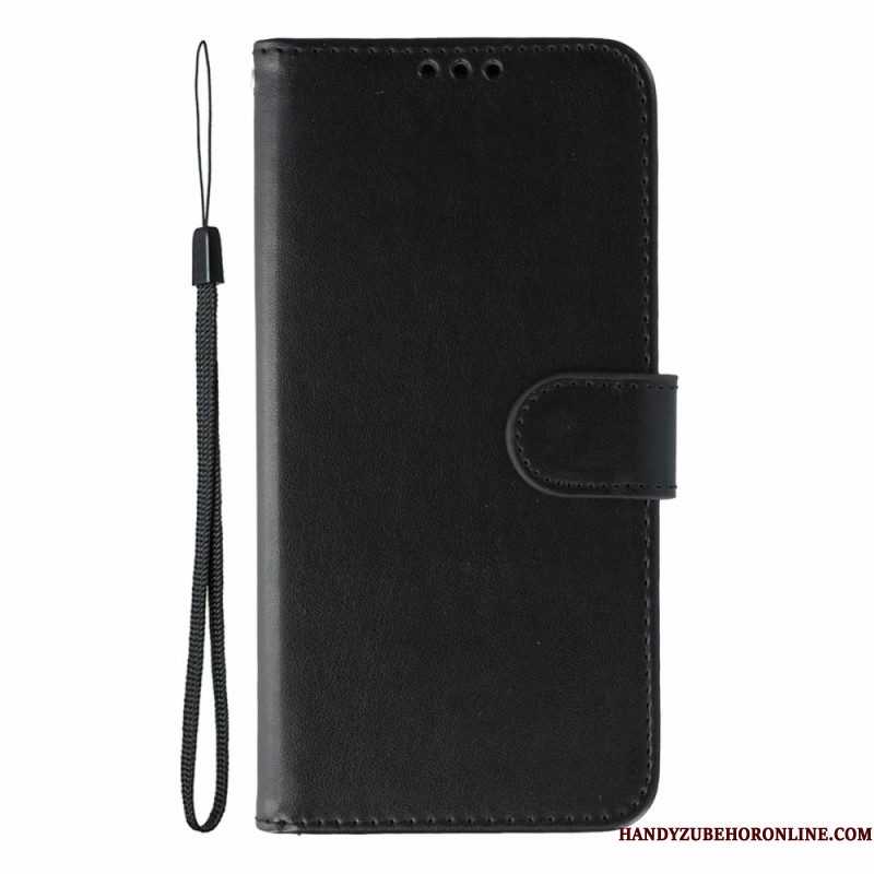 Bescherming Hoesje Xiaomi Redmi Note 15 5g Effen Leerlook