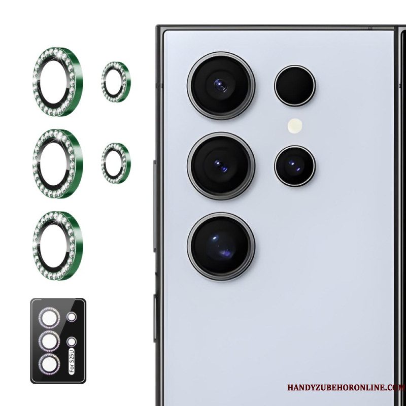 Cameralensbeschermer Voor Samsung Galaxy S25 Ultra 5g Met Legeringsringen En Strass-steentjes