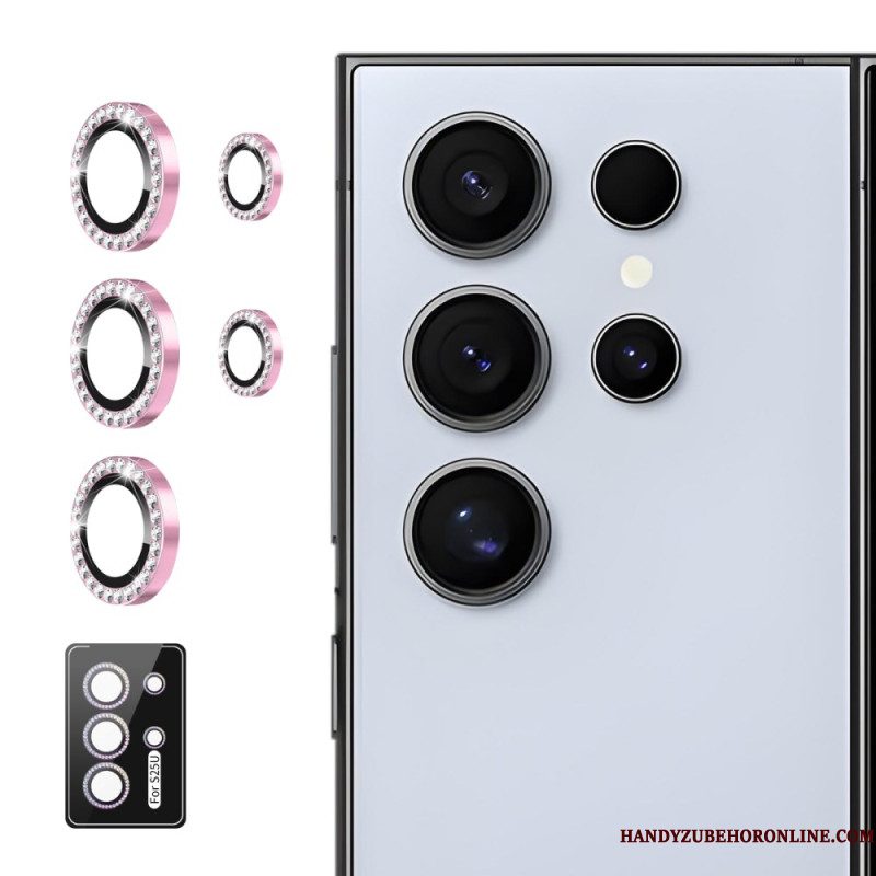Cameralensbeschermer Voor Samsung Galaxy S25 Ultra 5g Met Legeringsringen En Strass-steentjes