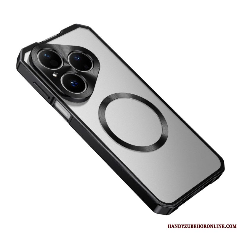 Case Hoesje Huawei Pura 80 Telefoonhoesje Magsafe Met Metalen Frame