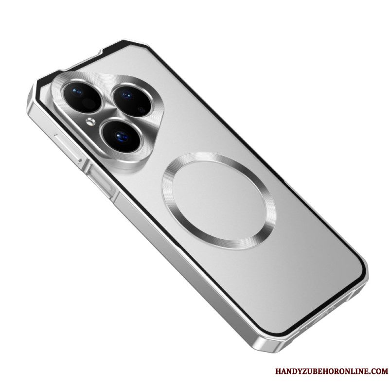 Case Hoesje Huawei Pura 80 Telefoonhoesje Magsafe Met Metalen Frame