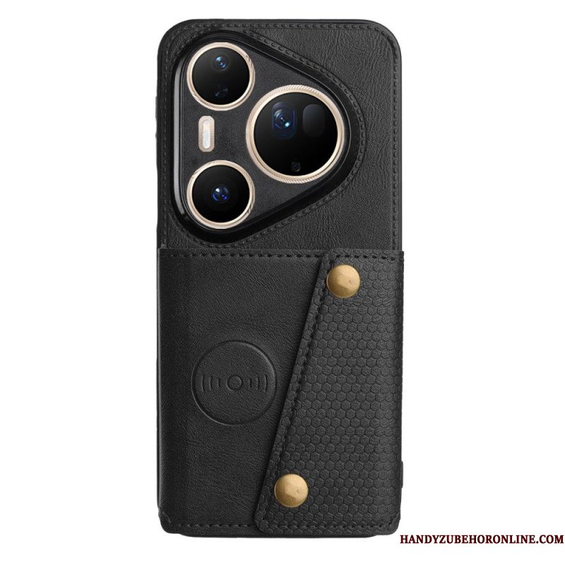 Case Hoesje Huawei Pura 80 Ultra Telefoonhoesje Kaarthouder Met Lederlook