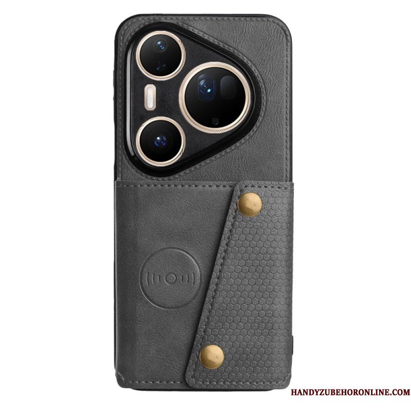 Case Hoesje Huawei Pura 80 Ultra Telefoonhoesje Kaarthouder Met Lederlook
