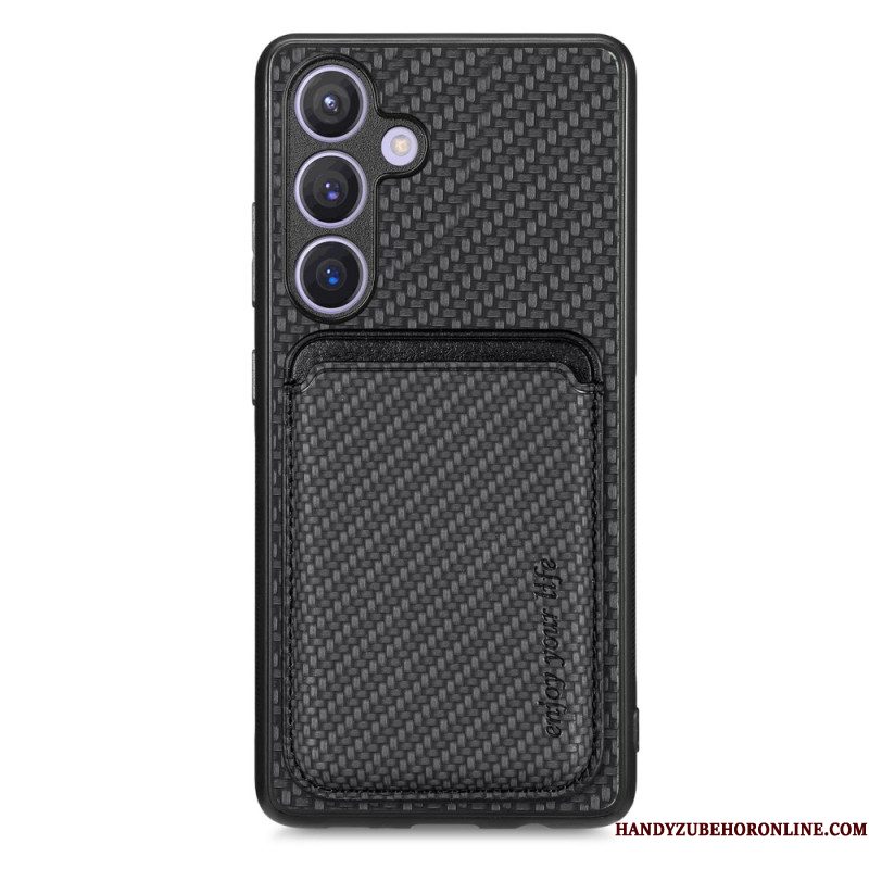 Case Hoesje Samsung Galaxy S25 5g Telefoonhoesje Afneembare Magnetische Kaarthouder