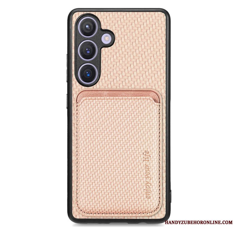 Case Hoesje Samsung Galaxy S25 5g Telefoonhoesje Afneembare Magnetische Kaarthouder