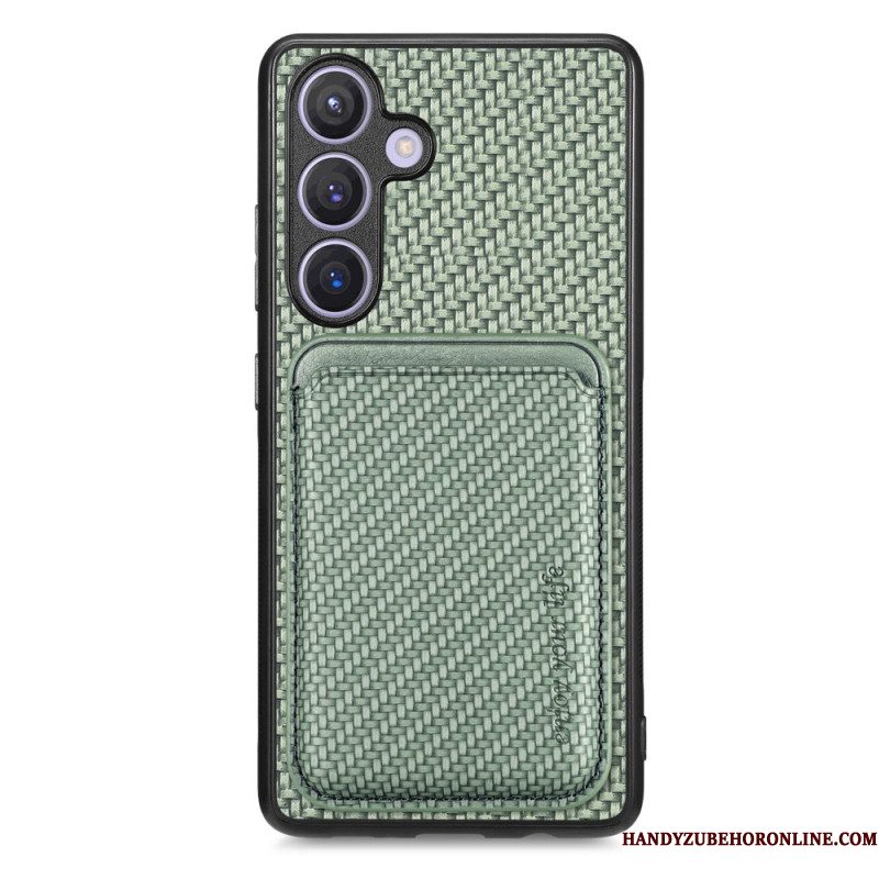 Case Hoesje Samsung Galaxy S25 5g Telefoonhoesje Afneembare Magnetische Kaarthouder