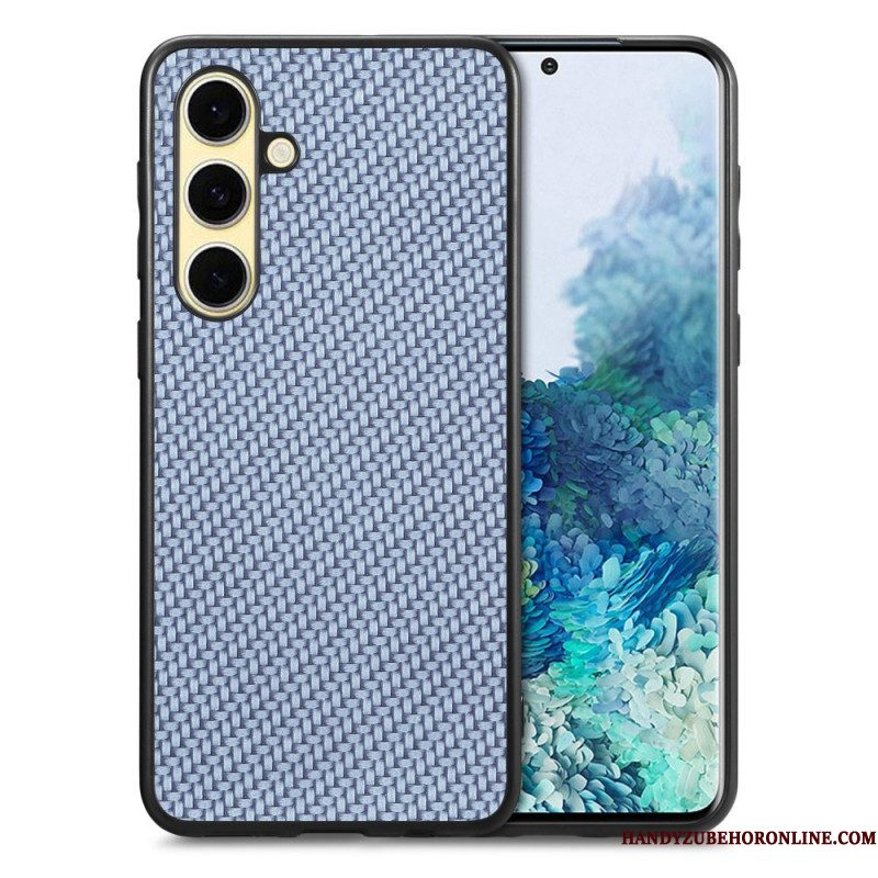 Case Hoesje Samsung Galaxy S25 5g Telefoonhoesje Koolstofvezelcoating