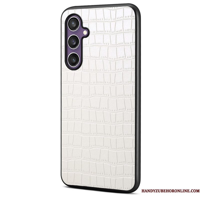 Case Hoesje Samsung Galaxy S25 5g Telefoonhoesje Krokodillenprint