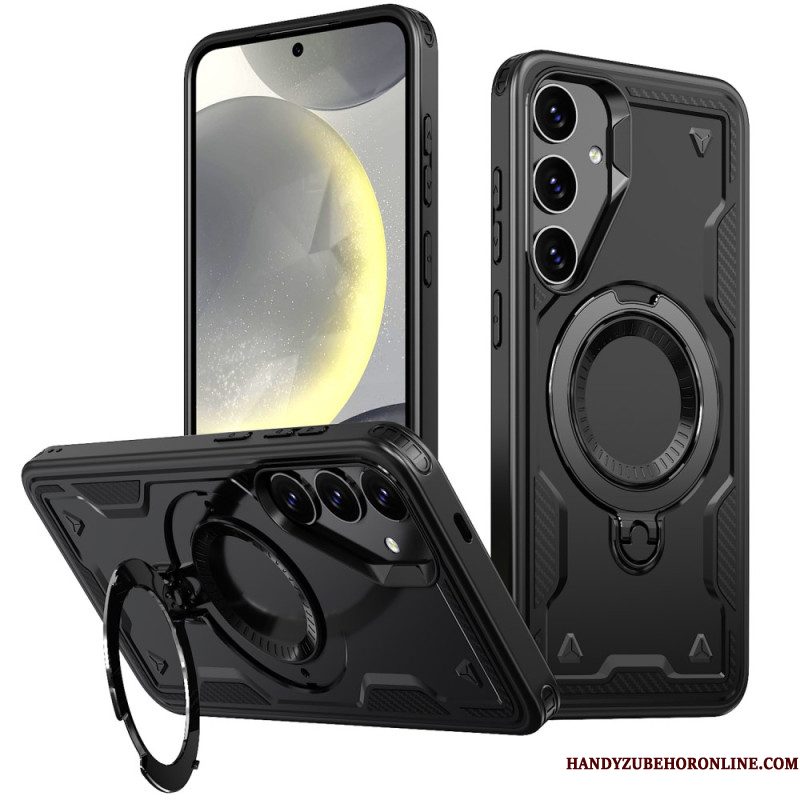 Case Hoesje Samsung Galaxy S25 5g Telefoonhoesje Magsafe-compatibel Militaire Bescherming En Standaard