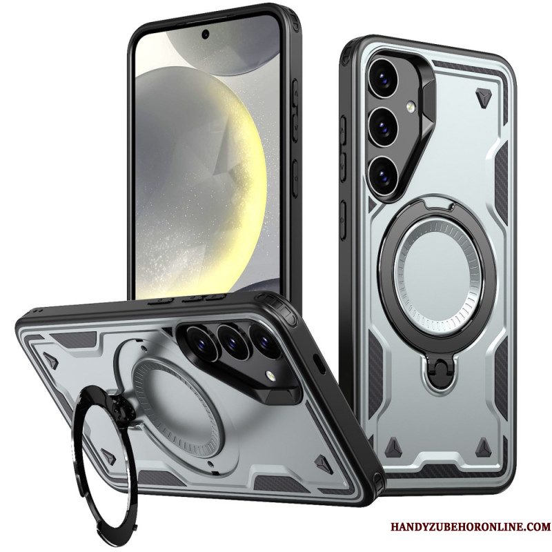 Case Hoesje Samsung Galaxy S25 5g Telefoonhoesje Magsafe-compatibel Militaire Bescherming En Standaard