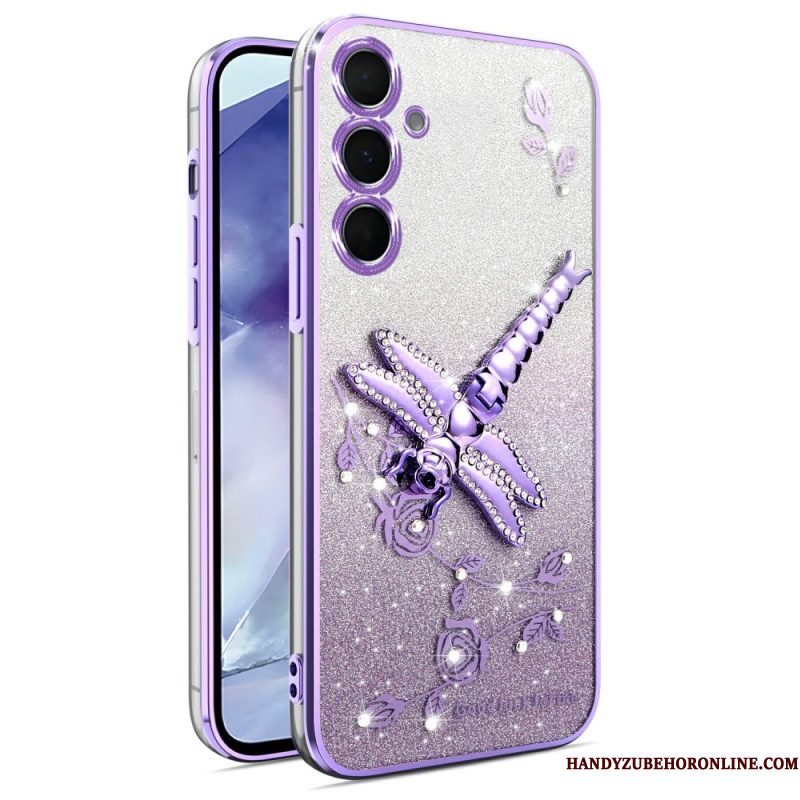 Case Hoesje Samsung Galaxy S25 5g Telefoonhoesje Met Kadem Libellenstandaard