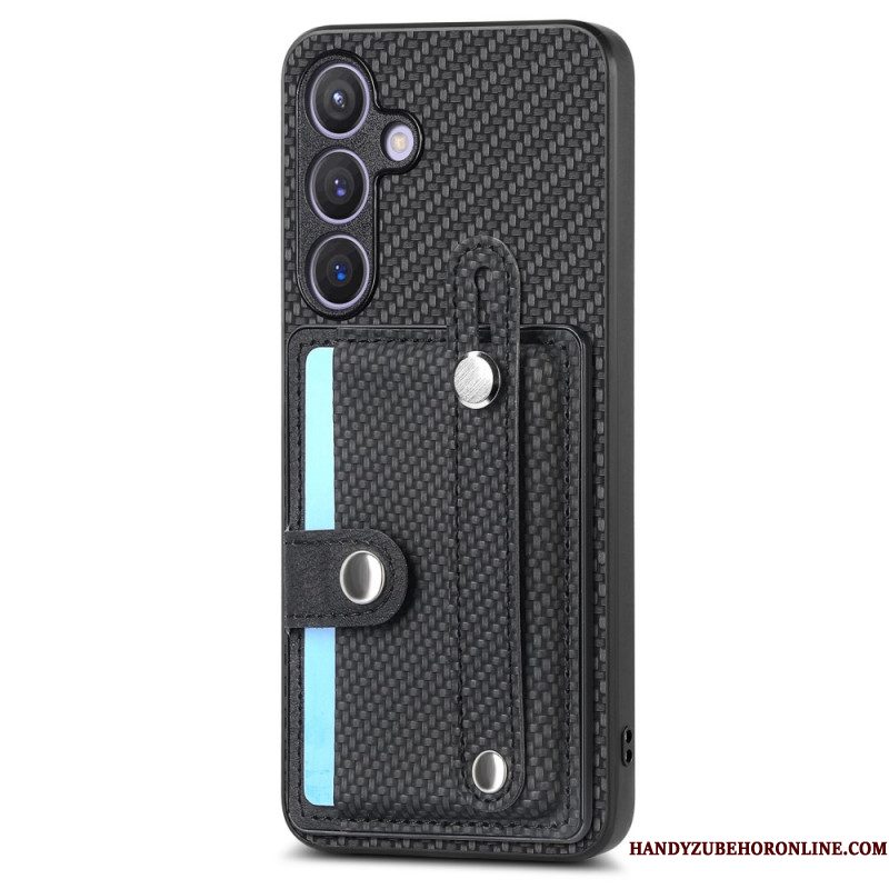 Case Hoesje Samsung Galaxy S25 Plus 5g Telefoonhoesje Bandje En Kaarthouder