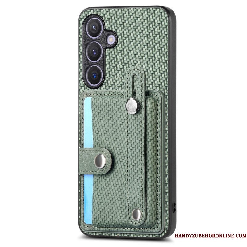 Case Hoesje Samsung Galaxy S25 Plus 5g Telefoonhoesje Bandje En Kaarthouder
