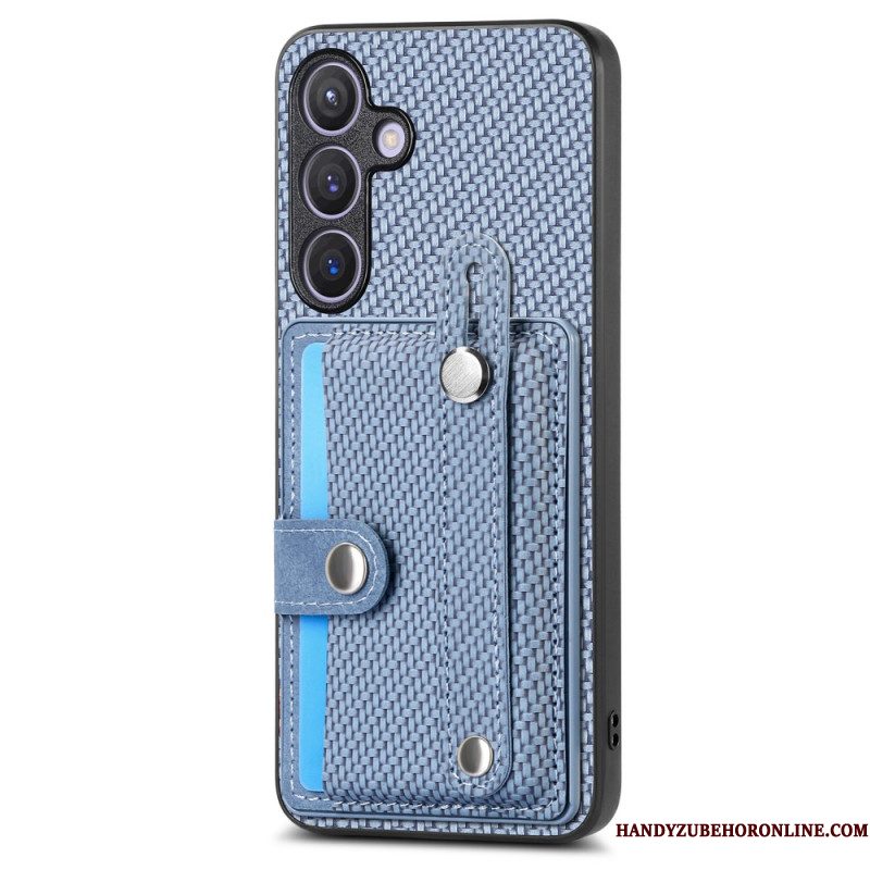 Case Hoesje Samsung Galaxy S25 Plus 5g Telefoonhoesje Bandje En Kaarthouder