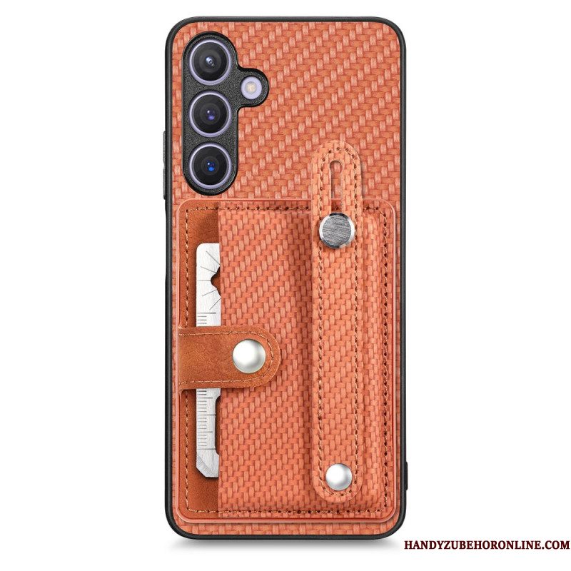 Case Hoesje Samsung Galaxy S25 Plus 5g Telefoonhoesje Bandje En Kaarthouder
