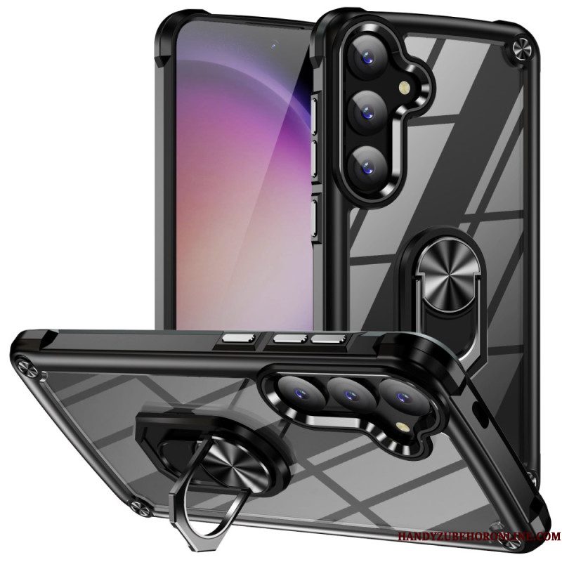Case Hoesje Samsung Galaxy S25 Plus 5g Telefoonhoesje Hybride Ringhouder