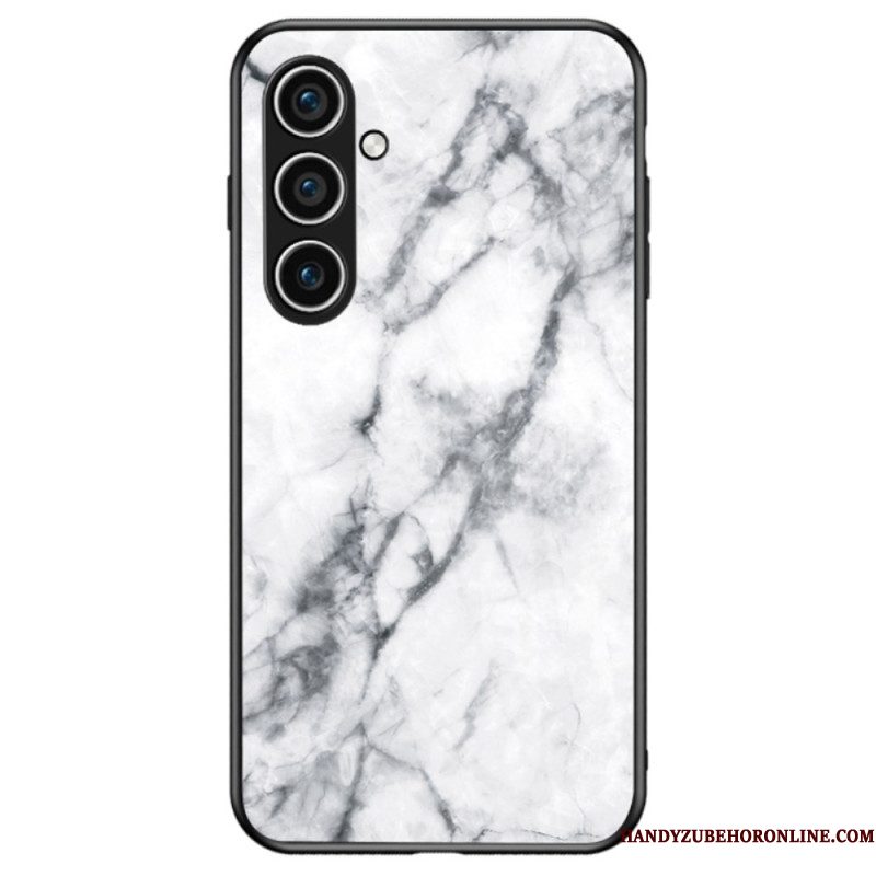 Case Hoesje Samsung Galaxy S25 Plus 5g Telefoonhoesje Marmer Gehard Glas