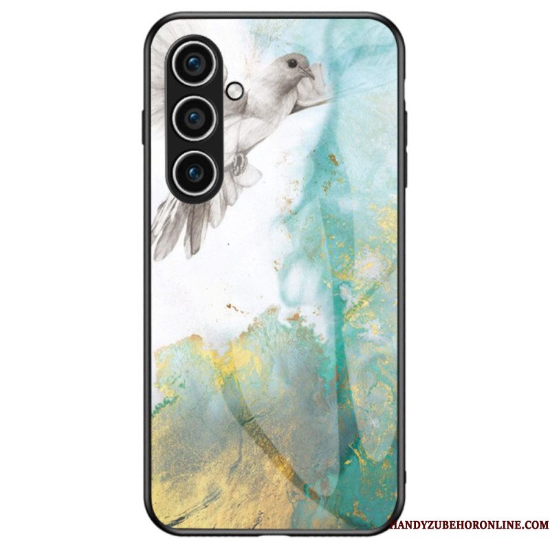 Case Hoesje Samsung Galaxy S25 Plus 5g Telefoonhoesje Marmer Gehard Glas