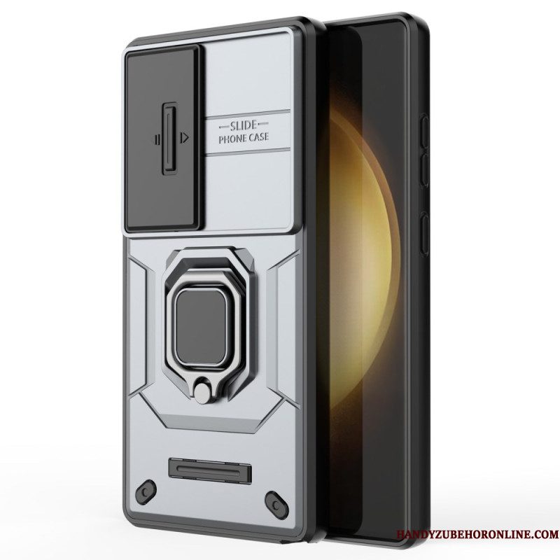 Case Hoesje Samsung Galaxy S25 Ultra 5g Telefoonhoesje Duurzame Ring Met Lensbeschermer