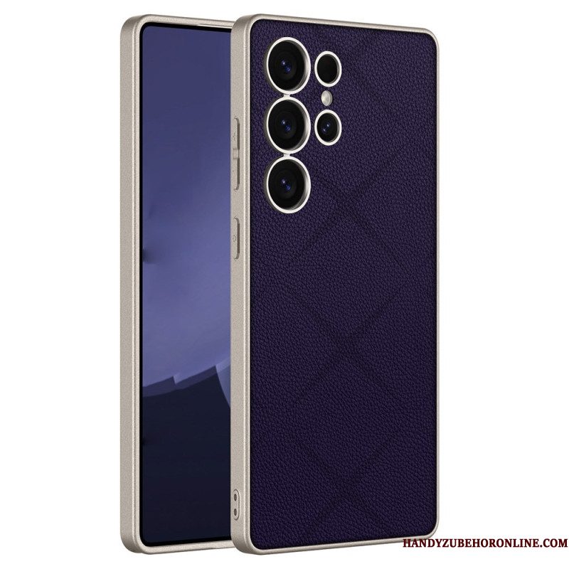 Case Hoesje Samsung Galaxy S25 Ultra 5g Telefoonhoesje Metallic Titanium