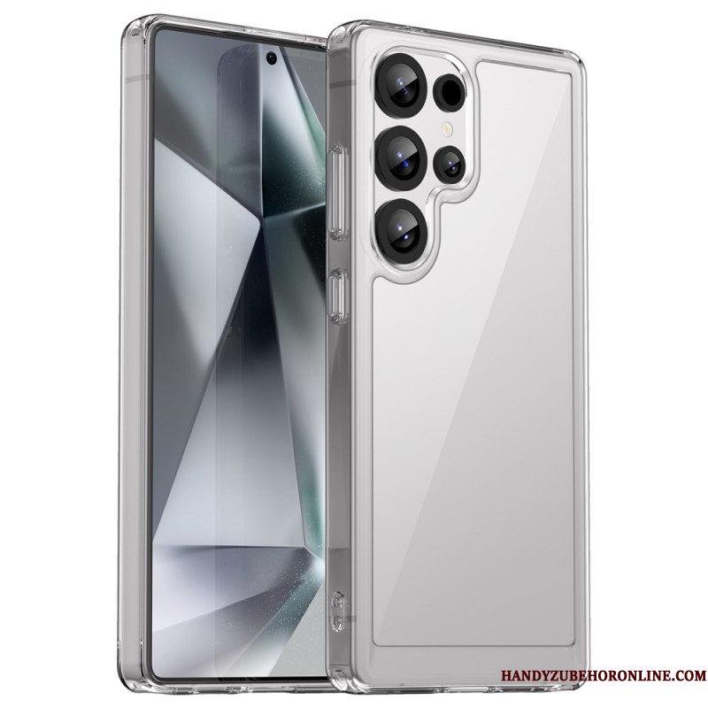 Case Hoesje Samsung Galaxy S25 Ultra 5g Telefoonhoesje Subtiel Ontwerp
