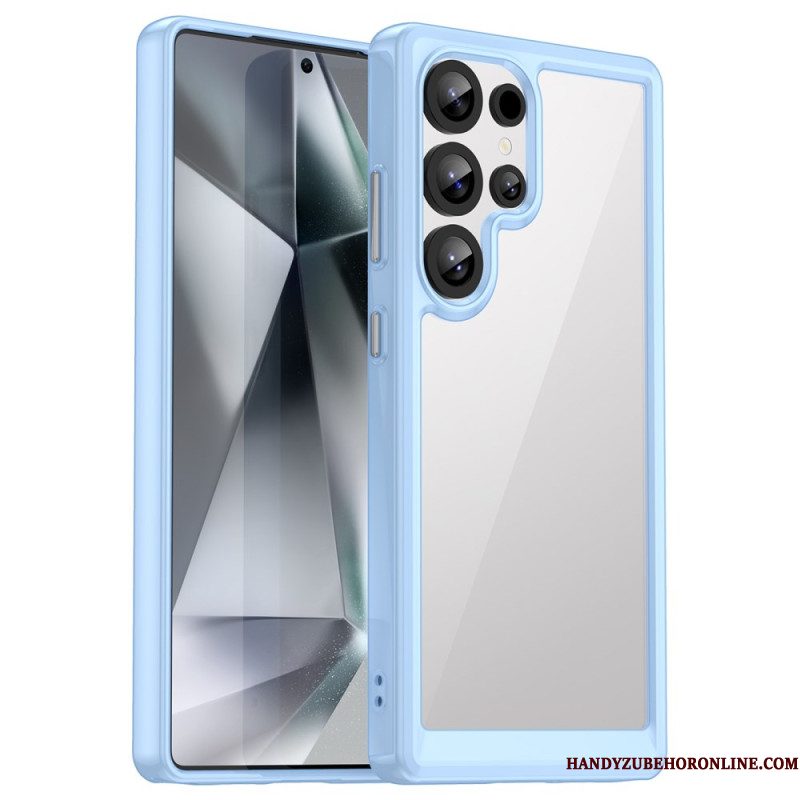Case Hoesje Samsung Galaxy S25 Ultra 5g Telefoonhoesje Subtiel Ontwerp