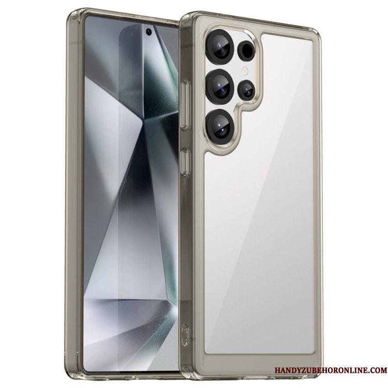 Case Hoesje Samsung Galaxy S25 Ultra 5g Telefoonhoesje Subtiel Ontwerp