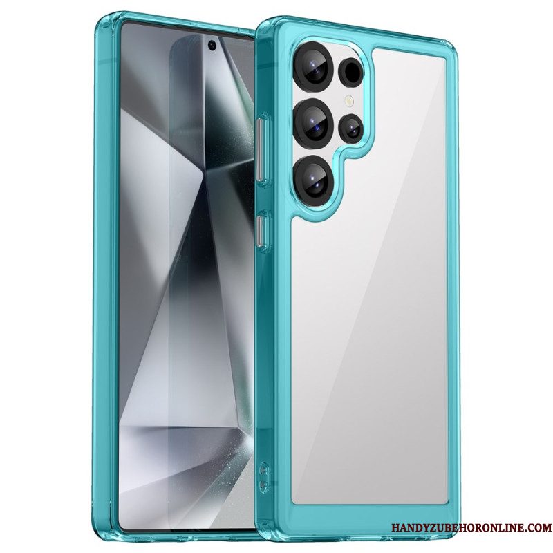 Case Hoesje Samsung Galaxy S25 Ultra 5g Telefoonhoesje Subtiel Ontwerp