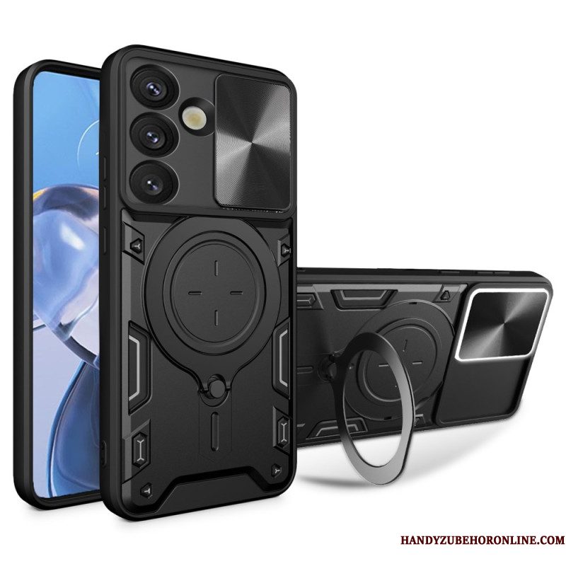 Case Hoesje Samsung Galaxy S26 Telefoonhoesje Schuifbare Camerastandaard En Hoes