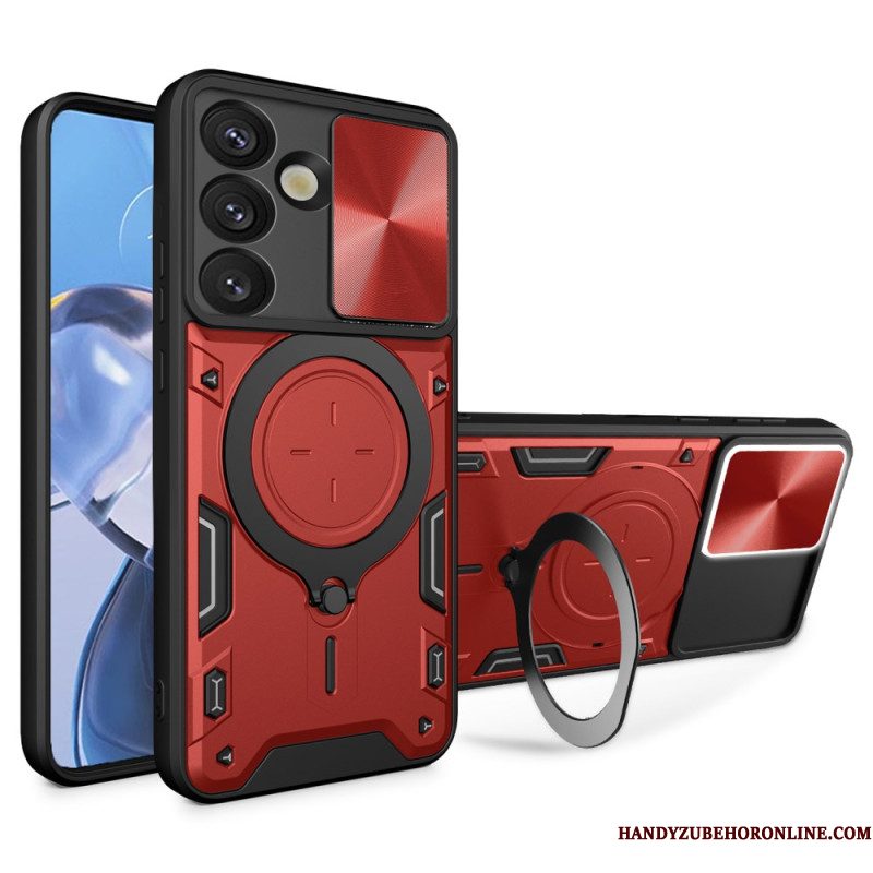 Case Hoesje Samsung Galaxy S26 Telefoonhoesje Schuifbare Camerastandaard En Hoes