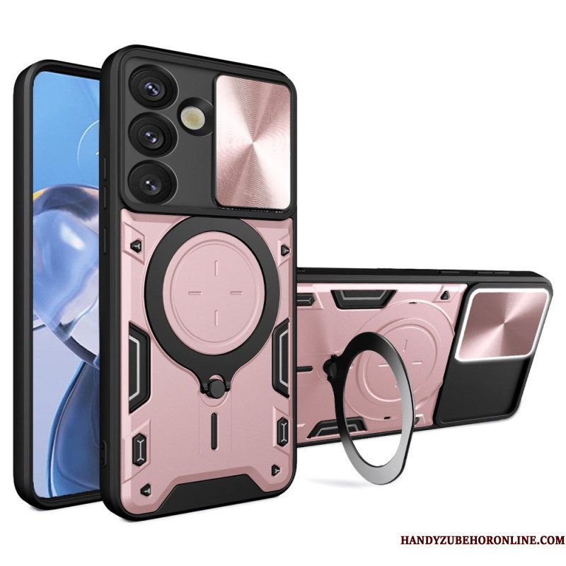 Case Hoesje Samsung Galaxy S26 Telefoonhoesje Schuifbare Camerastandaard En Hoes
