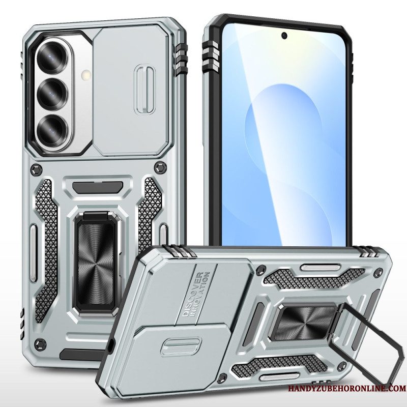 Case Hoesje Samsung Galaxy S26 Telefoonhoesje Standaard En Schuifbare Cameracover