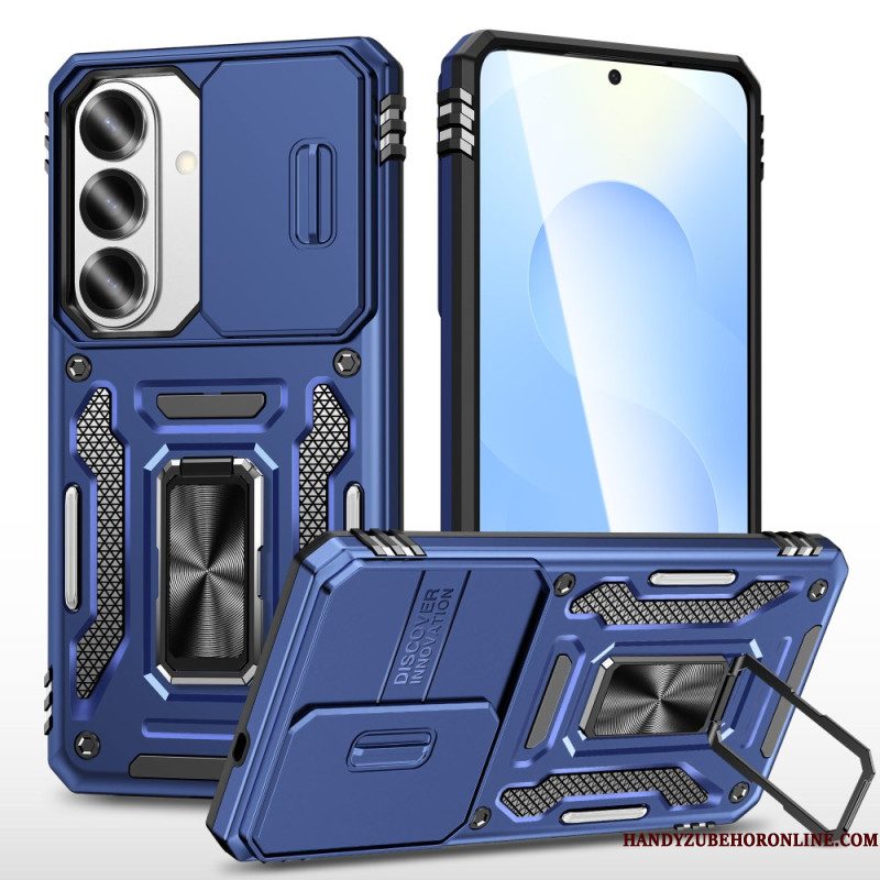 Case Hoesje Samsung Galaxy S26 Telefoonhoesje Standaard En Schuifbare Cameracover