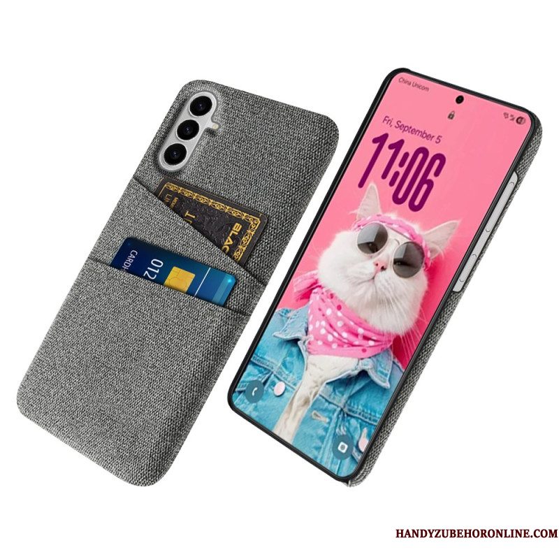 Case Hoesje Samsung Galaxy S26 Telefoonhoesje Stoffen Kaarthouder