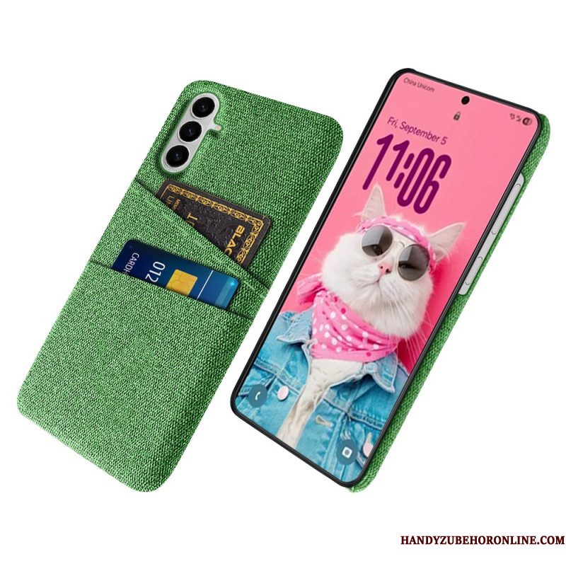 Case Hoesje Samsung Galaxy S26 Telefoonhoesje Stoffen Kaarthouder