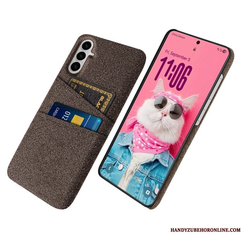 Case Hoesje Samsung Galaxy S26 Telefoonhoesje Stoffen Kaarthouder