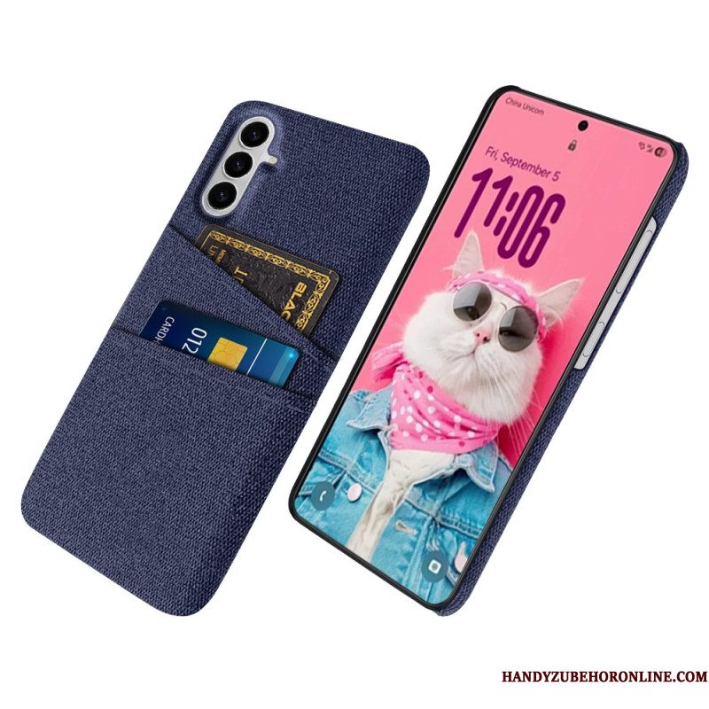 Case Hoesje Samsung Galaxy S26 Telefoonhoesje Stoffen Kaarthouder