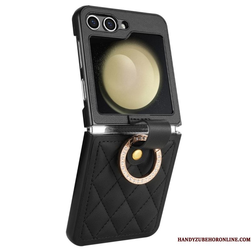 Case Hoesje Samsung Galaxy Z Flip 7 Fe Telefoonhoesje Klassiek Gewatteerd
