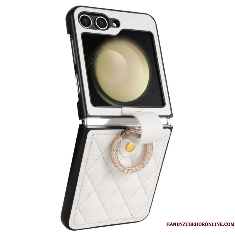 Case Hoesje Samsung Galaxy Z Flip 7 Fe Telefoonhoesje Klassiek Gewatteerd