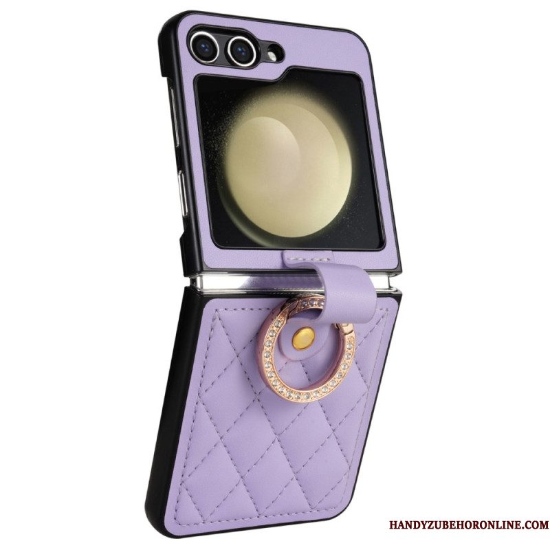 Case Hoesje Samsung Galaxy Z Flip 7 Fe Telefoonhoesje Klassiek Gewatteerd