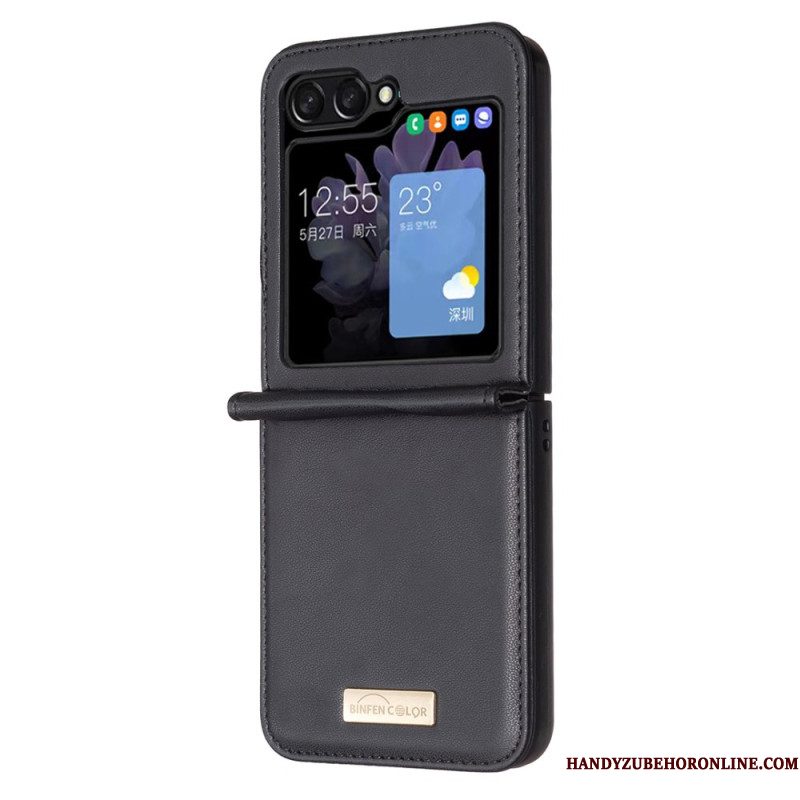 Case Hoesje Samsung Galaxy Z Flip 7 Fe Telefoonhoesje Klassieke Binfen-kleur