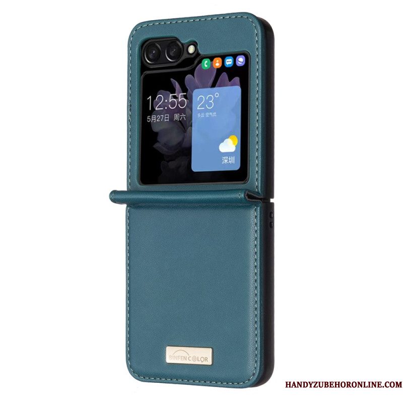 Case Hoesje Samsung Galaxy Z Flip 7 Fe Telefoonhoesje Klassieke Binfen-kleur
