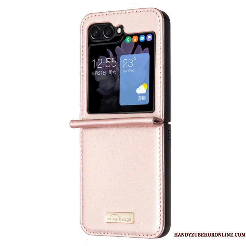 Case Hoesje Samsung Galaxy Z Flip 7 Fe Telefoonhoesje Klassieke Binfen-kleur